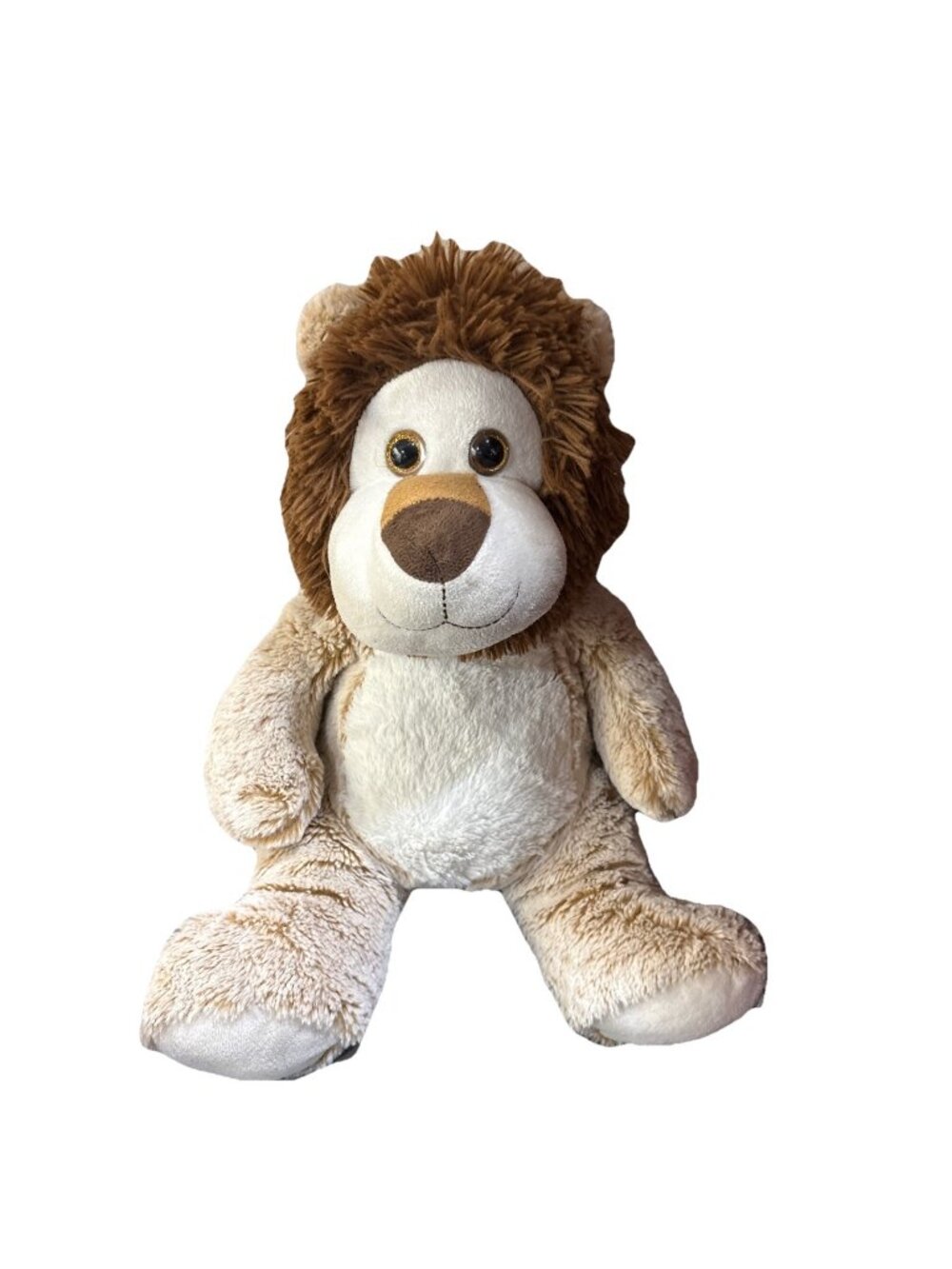 Kelly Toy 17”  Lion Plush Stuffed Animal Toy Brown and Beige
